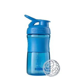 BlenderBottle, BlenderBottle Shaker SportMixer 590 ml Cyan, Blender Bottle - 20oz / 590ml BlenderBottle SportMixer Flip, Cyan, One Size, Blau