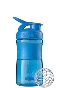 BlenderBottle, BlenderBottle Shaker SportMixer 590 ml Cyan, Blender Bottle - 20oz / 590ml BlenderBottle SportMixer Flip, Cyan, One Size, Blau