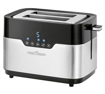 Profi Cook, Profi Cook PC-TA 1170 Toaster Schwarz, Edelstahl, ProfiCook - Toaster PC-TA 1170, Multicolor