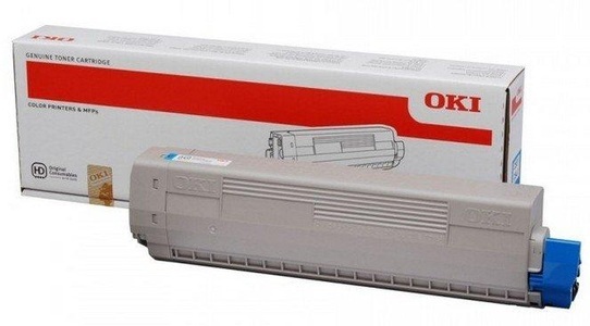 OKI, OKI Toner 44059255 Cyan, Druckleistung, Oki Toner, blau, 44059255, (10'000 Seiten)