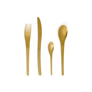 LA REDOUTE INTERIEURS, Besteck-set Aloni Unisex Gold ONE SIZE, 