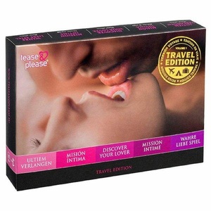 tease & please, Wahre Liebe Travel, Tease-and-please Wahre Liebe Travel Sexy Spiel, Schwarz - Amorana
