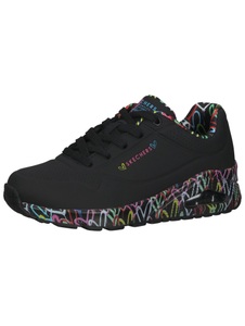 Skechers, Skechers Wedgesneaker »UNO-LOVING LOVE«, mit coolem Graffiti-Print, 
