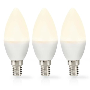 Nedis, Led-glühbirne E14 | Leuchtstoffröhre | 2,8 W | 250 Lm | 2700 K | Varm Vit | Matt | 3 Stück. Unisex ONE SIZE, Nedis - LED-Glühbirne E14 | Leuchtstoffröhre 2,8 W 250 lm 2700 K Varm Vit Matt 3 Stück., One Size