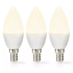 Nedis, Led-glühbirne E14 | Leuchtstoffröhre | 2,8 W | 250 Lm | 2700 K | Varm Vit | Matt | 3 Stück. Unisex ONE SIZE, Nedis - LED-Glühbirne E14 | Leuchtstoffröhre 2,8 W 250 lm 2700 K Varm Vit Matt 3 Stück., One Size