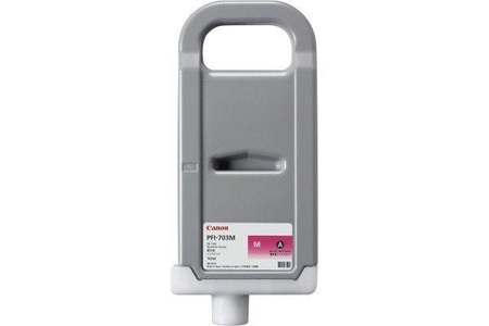 Canon, Original Tintenpatrone matt schwarz Canon PFI-703MBK, Canon Tintenpatrone, rot, PFI-703M, 2965B001, (700ml)