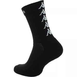 Kappa, Paar Socken Eleno (x3) Herren Schwarz/Weiss 43-46, Kappa - paar socken eleno (x3), für Herren, Schwarz/Weiss, Größe 43-46
