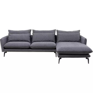 Kare Design, Ecksofa Monza Rechts grau 296, Ecksofa Monza Rechts grau 296