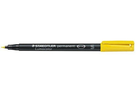 Staedtler, Staedtler Folienstift Lumocolor 313 S, Staedtler Lumocolor, permanent, Universalstift, S, 0,4mm, gelb, 313-1