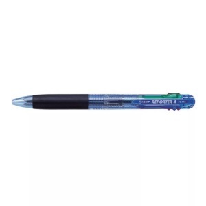 Tombow, TOMBOW Kugelschreiber 4-Farben BC-FRC40 Reporter, translucent blue, Tombow Kugelschreiber Reporter, 4-Farben, translucent blue, BC-FRC40