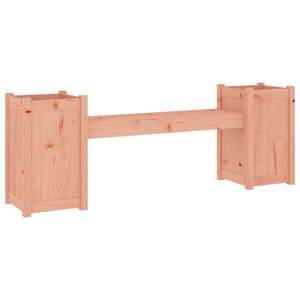 vidaXL, vidaXL Gartenbank mit Pflanzkübeln 180x36x63 cm Massivholz Douglasie, vidaXL Gartenbank mit Pflanzkübeln 180x36x63 cm Massivholz Douglasie