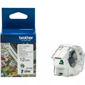 Brother, Brother Cz-1002 Farb-Endlosetikettenrolle 12mm/5m Vc-500W Etiketten, Brother Colour Paper Tape, 12mm/5m, CZ-1002