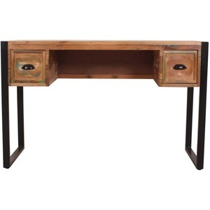 mutoni living, Schreibtisch Altholz 120x55x76, Schreibtisch Fume 120x55x76