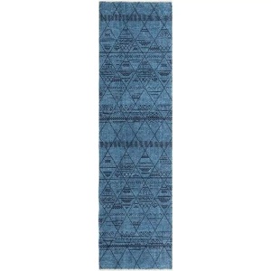Hadorn, Kriens Maya Kriens Maya, Hadorn - Teppich Kriens Maya, 60 x 120 cm, Blau