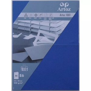 Artoz, ARTOZ Karten 1001 E6 107372264 220g. royal 5 Blatt, ARTOZ Karten 1001 E6 107372264 220g, royal 5 Blatt