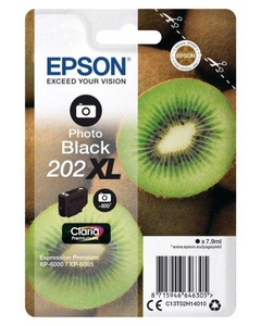 Epson, Epson 202Xl fotoschwarz Tintenpatrone, Epson Tintenpatrone, foto-schwarz, No.202XL, T02H140, (800 Seiten)