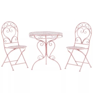 Beliani, Beliani ALBINIA Bistro-Set, 