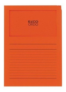 Elco, ELCO Organizer Ordo Classico 100 x Orange, ELCO Sichthülle Ordo Classico Orange, 100 Stück