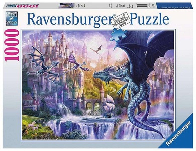 Ravensburger, Ravensburger Puzzle - Drachenschloss, 1000 Teile, 