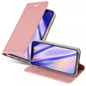 Cadorabo, Hülle für Apple iPhone XR Magnetverschluss, Kartenfach, Cadorabo - Hülle für Apple iPhone XR Magnetverschluss, Kartenfach, Goldrosa