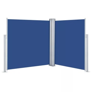 vidaXL, vidaXL Seitenmarkise Ausziehbar Blau 160x600 cm, vidaXL Seitenmarkise Ausziehbar Blau 160x600 cm