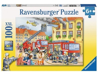 Ravensburger, RAVENSBURGER Puzzle 100 Teile Unsere Feuerwehr, Unsere Feuerwehr