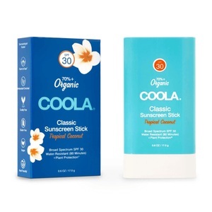 Coola, CLASSIC Organic Sunscreen Stick SPF 30 Tropical Coconut, Coola Classic Organic Sunscreen Stick SPF30 - Tropical Coconut (17g)