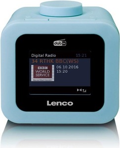 Lenco, Lenco Cr-620 - Blau Radiowecker, Lenco Wecker