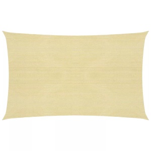 vidaXL, vidaXL Sonnensegel 160 g/m² Beige 3x5 m HDPE, vidaXL Sonnensegel 160 g/m² Beige 3x5 m HDPE