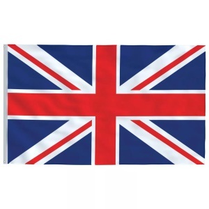 vidaXL, vidaXL Flagge des Vereinigten Königreichs 90 x 150 cm