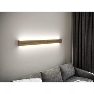 kln.swiss, Wandlampe Linea - 1500 Wandlampe Linea - 1500, kln.swiss - Wandlampe Linea 1500, 100cm, Eichen Altholz