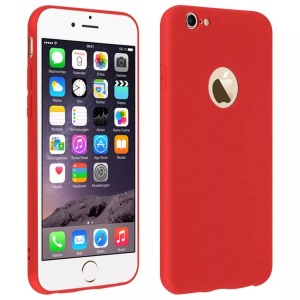 Avizar, Apple iPhone 6S - Silikongel Schutzhülle, Avizar - Soft Touch Case Apple iPhone 6, 6S Rot, Rot