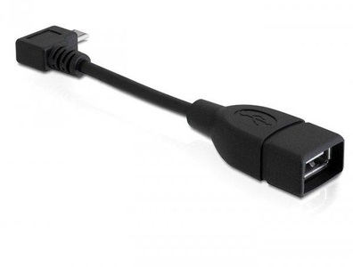 Delock, Adapter Micro-USB-B auf USB 2.0-A OTG, Delock USB-OTG-Kabel Micro-USB B - USB A 0.11 m