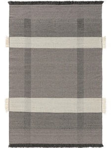 Benuta, Wollteppich Harper Grau Wollteppich Harper Grau, 