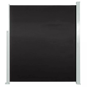 Diverse Hardware, Ausziehbare Seitenmarkise 160 x 500 cm Schwarz, vidaXL Ausziehbare Seitenmarkise 160x500 cm Schwarz