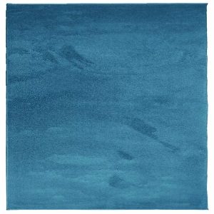 vidaXL, vidaXL Teppich OVIEDO Kurzflor Türkis 120x120 cm