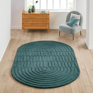 LA REDOUTE INTERIEURS, Teppich Malko Teppich Malko, La Redoute Intérieurs - Teppich Malko, 200X290CM, Grün