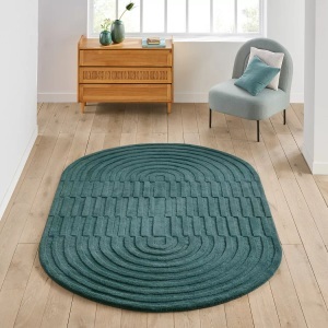 LA REDOUTE INTERIEURS, Teppich Malko Teppich Malko, La Redoute Intérieurs - Teppich Malko, 200X290CM, Grün