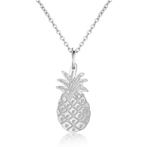 undefined, Ailoria - Délice-Halskette mit Schmucktäschchen, AILORIA - DÉLICE Halskette, 46cm, Silber