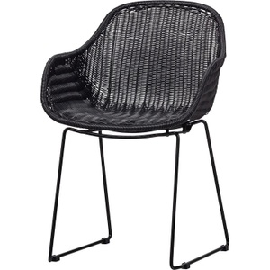 mutoni living, Armlehnstuhl Willow schwarz, Armlehnstuhl Willow schwarz