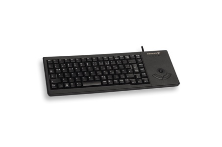Cherry, XS Trackball Keyboard G84-5400, Tastatur, Cherry Tastaur XS Trackball Keyboard G84-5400, mit 2 Maustasten, USB-Anschluss, schwarz
