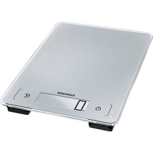 Soehnle, Soehnle KWD Page Aqua Proof Digitale Küchenwaage Wägebereich (max.)=10 kg Silber-Grau, Soehnle Küchenwaage Page Aqua Proof