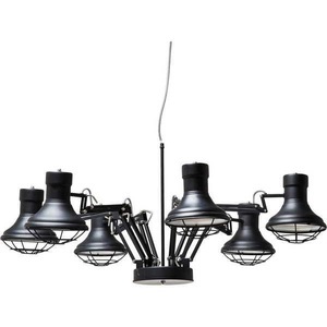 Kare Design, home24 Pendelleuchte Spider, Hängeleuchte Spider Multi 6er