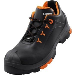 Uvex, Uvex 2 6502245 Sicherheitsschuh S3 Größe: 45 Schwarz, Orange 1 Paar, Halbschuh 6502/2 S3 Gr.45 PUR-Sohle W11
