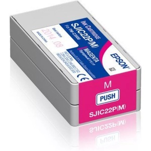 Epson, Tinte magenta SJIC22P(M), EPSON EPSON SJI-C-22-P-(M) Druckerpatrone Magenta passend für: ColorWorks C 3500;TM-C 3500