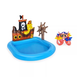Imagin, Imagin - Aufblasbarer Wasserspielplatz - Multicolor, Bestway® - Playcenter Ships Ahoi 140x130x104cm