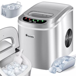 TecTake, Eiswürfelbereiter Eiswürfelbereiter, Tectake - Eiswürfelbereiter, Silber, One Size