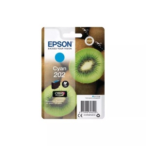 Epson, Epson 202 cyan Tintenpatrone, Epson Tintenpatrone, blau, No.202, T02F240, (300 Seiten)