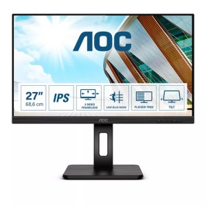 AOC, AOC Q27P2Q Monitor, AOC Q27P2Q LCD-Monitor EEK F (A - G) 68.6 cm (27 Zoll) 2560 x 1440 Pixel 16:9 4 ms Kopfhörer-Buchse, Audio-Line-in IPS