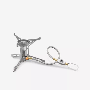 FORCLAZ, Gaskocher Mt500 Piezo Mit Brennstoffleitung Unisex Taubengrau, 